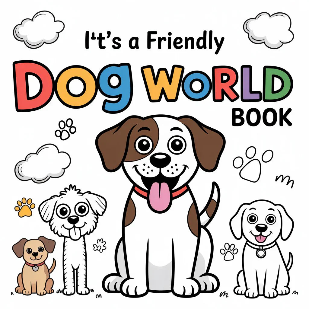 C’est le Monde des Chiens – Livre de Coloriage PDF