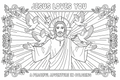 Jésus Est Né – Livre de Coloriage de Noël PDF